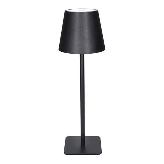 LED Dæmpbar genopladelig berøringsbetjent bordlampe LUCCA LED/3,7V 3000/4000/6500K 2000 mAh sort