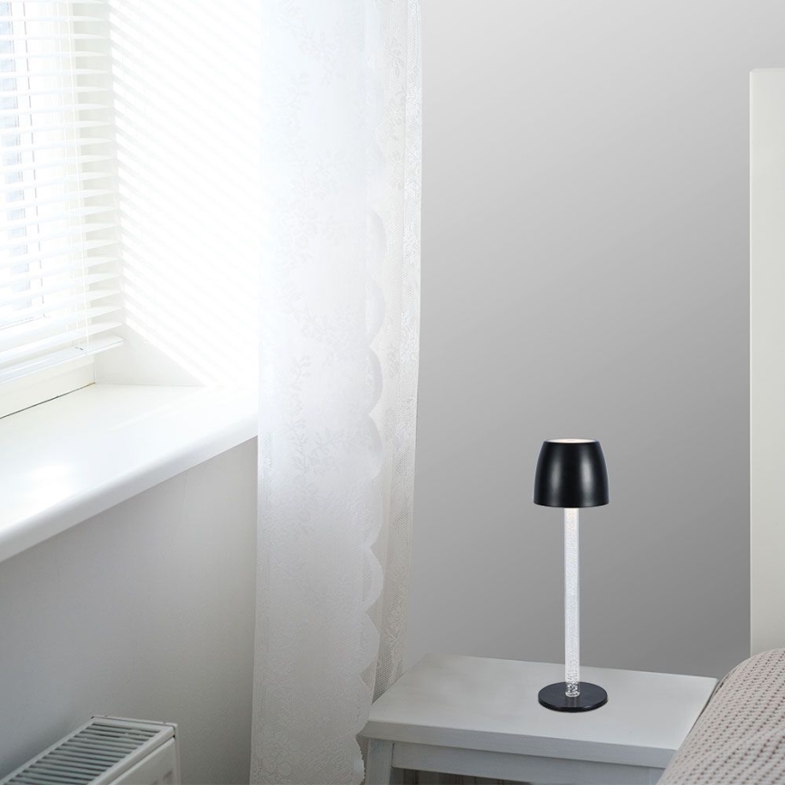 LED Dæmpbar genopladelig touch bordlampe LED/3W/5V 3000K 1800 mAh hvid