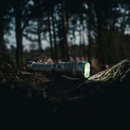 LED dæmpbar genopladelig lommelygte med powerbank-funktion LED/30W/5V IPX7 3000 lm 4000 mAh