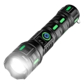 LED-dæmpbar genopladelig lommelygte med powerbank-funktion LED/20W/5V IP44 1200 lm 5000 mAh