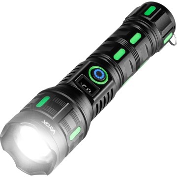 LED-dæmpbar genopladelig lommelygte med powerbank-funktion LED/20W/5V IP44 1200 lm 5000 mAh