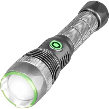 LED dæmpbar genopladelig lommelygte med powerbank-funktion LED/30W/5V IPX7 3000 lm 4000 mAh