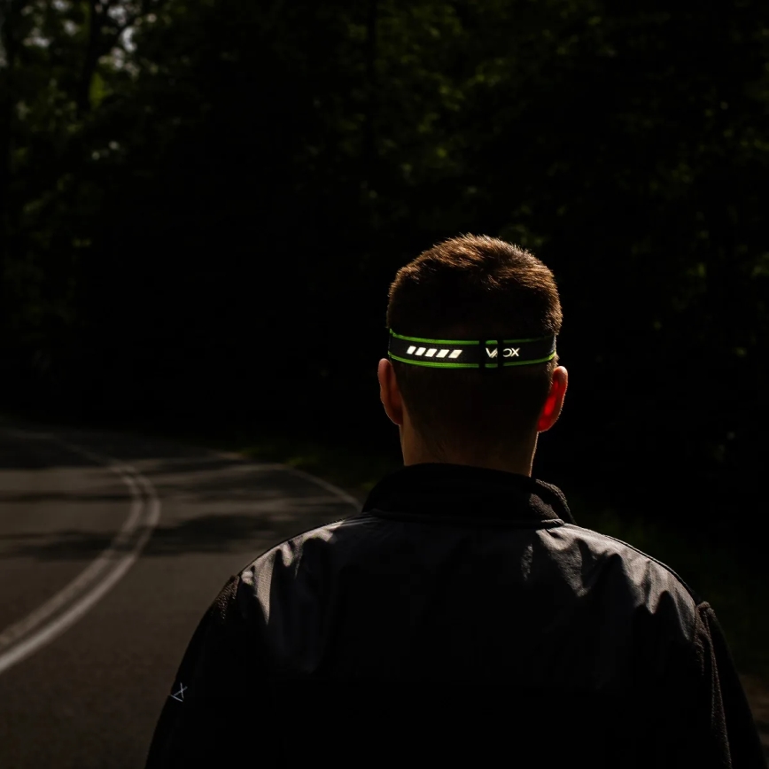 LED-dæmpbar genopladelig pandelampe LED/10W/5V/3xAAA IP66 800 lm 1000 mAh