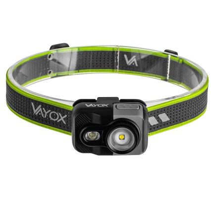 LED-dæmpbar genopladelig pandelampe LED/10W/5V/3xAAA IP66 800 lm 1000 mAh