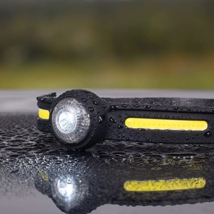 Dæmpbar genopladelig LED-pandelampe med rødt lys — 5V, IPX4, 550 lm, 600 mAh