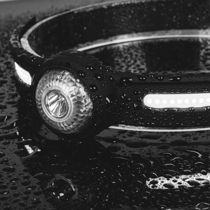 Dæmpbar genopladelig LED-pandelampe med rødt lys — 5V, IPX4, 550 lm, 600 mAh