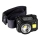 LED Dæmpbar genopladelig pandelampe med sensor og rødt lys LED/6W/5V/3xAAA IP44 500 skinnende 1200 mAh