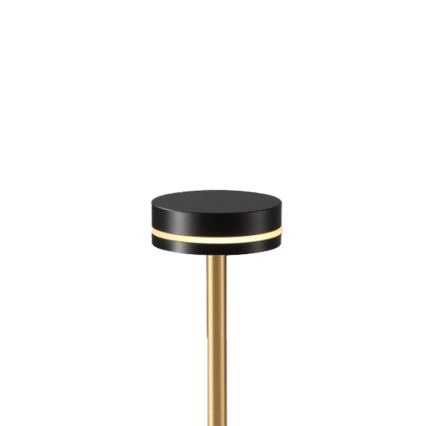 LED dæmpbar genopladelig skrivebordslampe SAM LED/5W/5V sort/guld