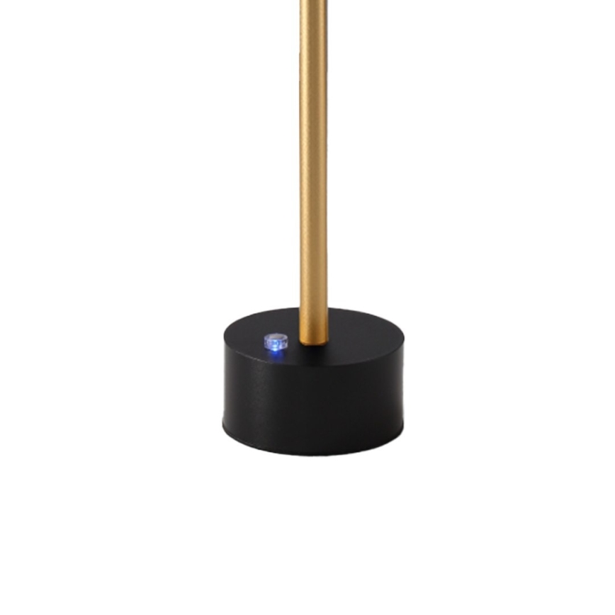 LED dæmpbar genopladelig skrivebordslampe SAM LED/5W/5V sort/guld
