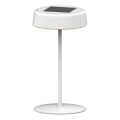 LED-dæmpbar genopladelig solcellebordlampe VIVIEN LED/3W/5V 2700K 1600 mAh IP54 hvid