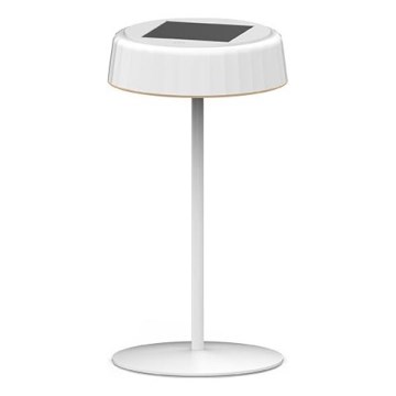 LED-dæmpbar genopladelig solcellebordlampe VIVIEN LED/3W/5V 2700K 1600 mAh IP54 hvid