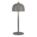 LED Dæmpbar Genopladelig Touch Bordlampe LED/1W/5V 3000-6000K 1800 mAh Grå