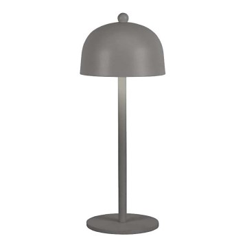 LED Dæmpbar Genopladelig Touch Bordlampe LED/1W/5V 3000-6000K 1800 mAh Grå