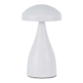 LED Dæmpbar genopladelig touch bordlampe LED/1W/5V 3000-6000K 1800 mAh hvid