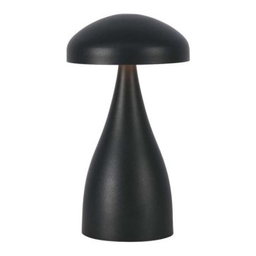 LED Dæmpbar genopladelig touch bordlampe LED/1W/5V 3000-6000K 1800 mAh sort