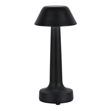LED Dæmpbar genopladelig touch bordlampe LED/1W/5V 3000-6000K 1800 mAh sort