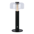 LED Dæmpbar genopladelig touch bordlampe LED/1W/5V 3000K 1800 mAh sort