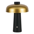LED Dæmpbar genopladelig touch bordlampe LED/3W/5V 3000-6000K 1800 mAh sort/guld