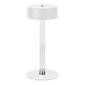 LED Dæmpbar genopladelig touch bordlampe LED/3W/5V 3000-6000K 2400 mAh hvid