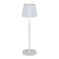 LED Dæmpbar genopladelig touch bordlampe LED/4W/5V 3000-6000K 1800 mAh hvid