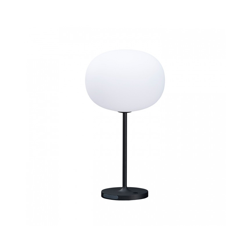 LED-dæmpbar genopladelig udendørs bordlampe VENEZIA LED/2W/5V 2700K IP54 4000 mAh sort