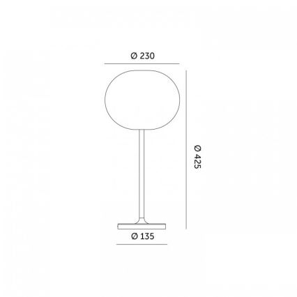 LED-dæmpbar genopladelig udendørs bordlampe VENEZIA LED/2W/5V 2700K IP54 4000 mAh sort