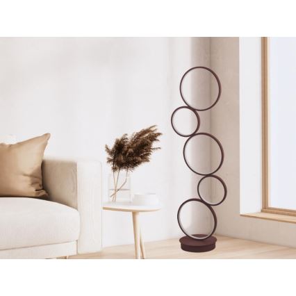 LED dæmpbar gulvlampe LED/85W/230V 3000-6500K + fjernbetjening