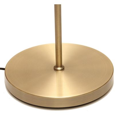 Dæmpbar LED-gulvlampe NORA LED/25W/230V 2200/3000/4000K + LED/5W 3000K guld + fjernbetjening