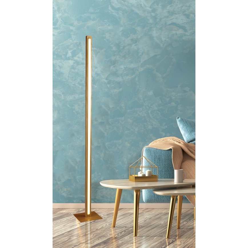 LED Dæmpbar Touch-gulvlampe RODNEY LED/35W/230V bøg