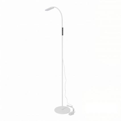 Dæmpbar LED-gulvlampe TEILO LED/10W/230V 3000/4000/6500K hvid + fjernbetjening