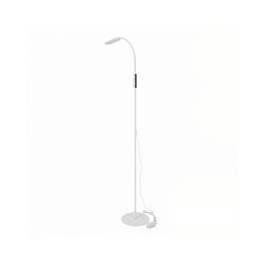 Dæmpbar LED-gulvlampe TEILO LED/10W/230V 3000/4000/6500K hvid + fjernbetjening