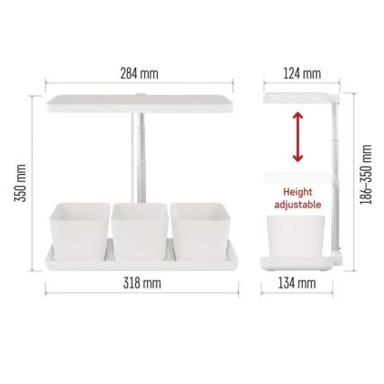 LED-dæmpbar indendørs lampe til dyrkning af planter GROW LED/7W/5V