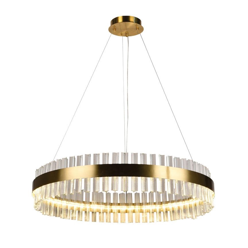 LED Dæmpbar krystal lysekrone på wire LED/55W/230V 3000-6500K + fjernbetjening