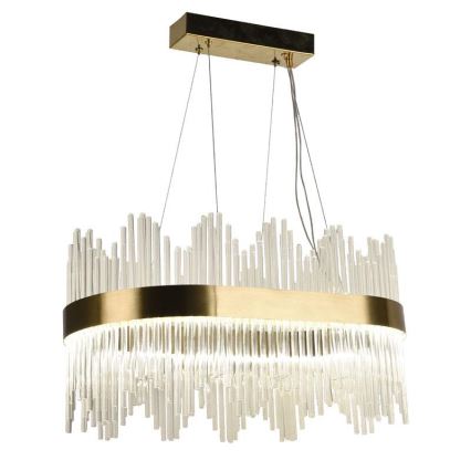 LED dæmpbar krystal lysekrone på kabel LED/70W/230V 3000-6500K + fjernbetjening