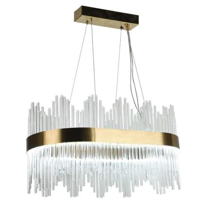 LED dæmpbar krystal lysekrone på kabel LED/70W/230V 3000-6500K + fjernbetjening