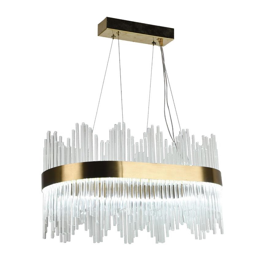 LED dæmpbar krystal lysekrone på kabel LED/70W/230V 3000-6500K + fjernbetjening