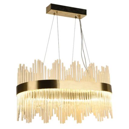 LED dæmpbar krystal lysekrone på kabel LED/70W/230V 3000-6500K + fjernbetjening