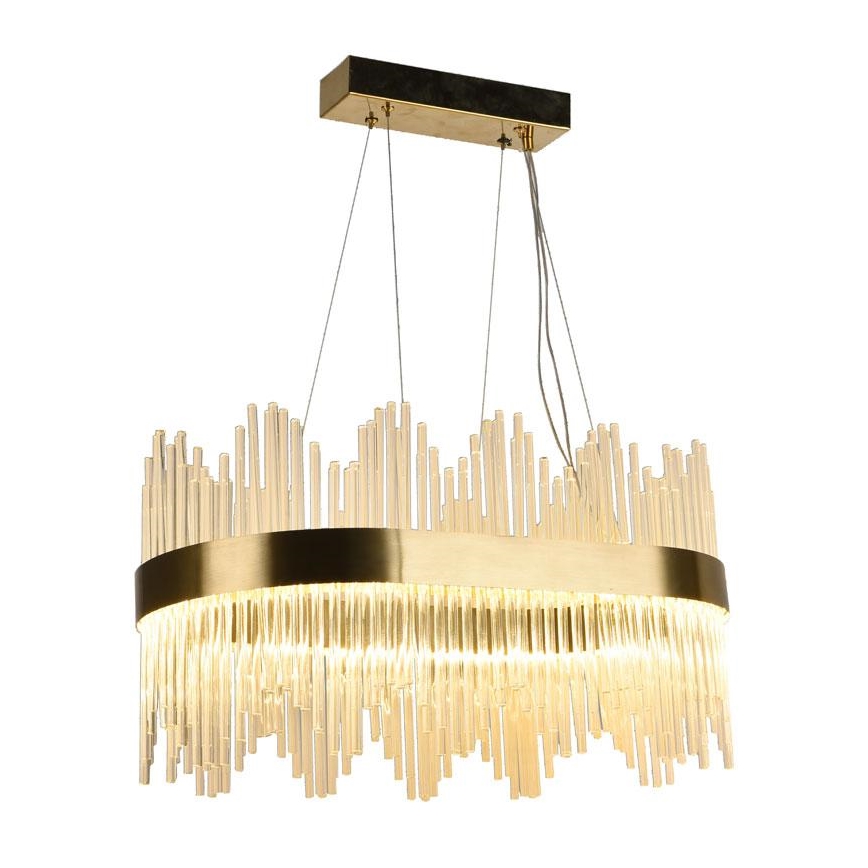 LED dæmpbar krystal lysekrone på kabel LED/70W/230V 3000-6500K + fjernbetjening