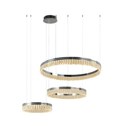 Dæmpbar LED-krystalpendel på wire THALIA LED/120W/230V 3000-6000K + fjernbetjening