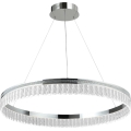 LED dæmpbar krystalpendel på stålwire THALIA LED/55W/230V 3000-6000K Ø 80 cm + fjernbetjening
