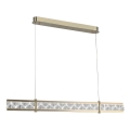 LED Dæmpbar krystalpendel på wire ENRIQUE LED/20W//230V 3000-6000K + fjernbetjening