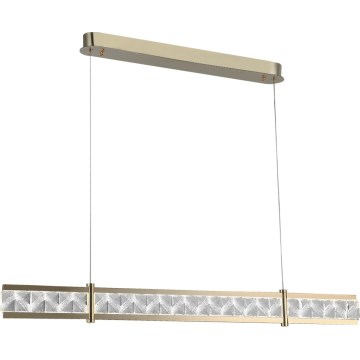 LED Dæmpbar krystalpendel på wire ENRIQUE LED/20W//230V 3000-6000K + fjernbetjening
