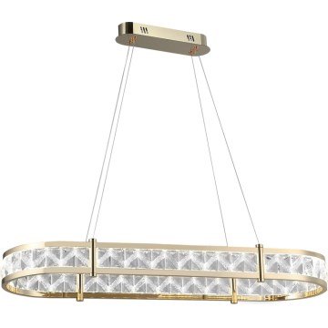LED-dæmpbar krystalpendel på wire ENRIQUE LED/50W//230V 3000-6000K + fjernbetjening