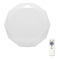 LED Dæmpbar loftlampe DIAMANT LED/80W/230V + fjernbetjening