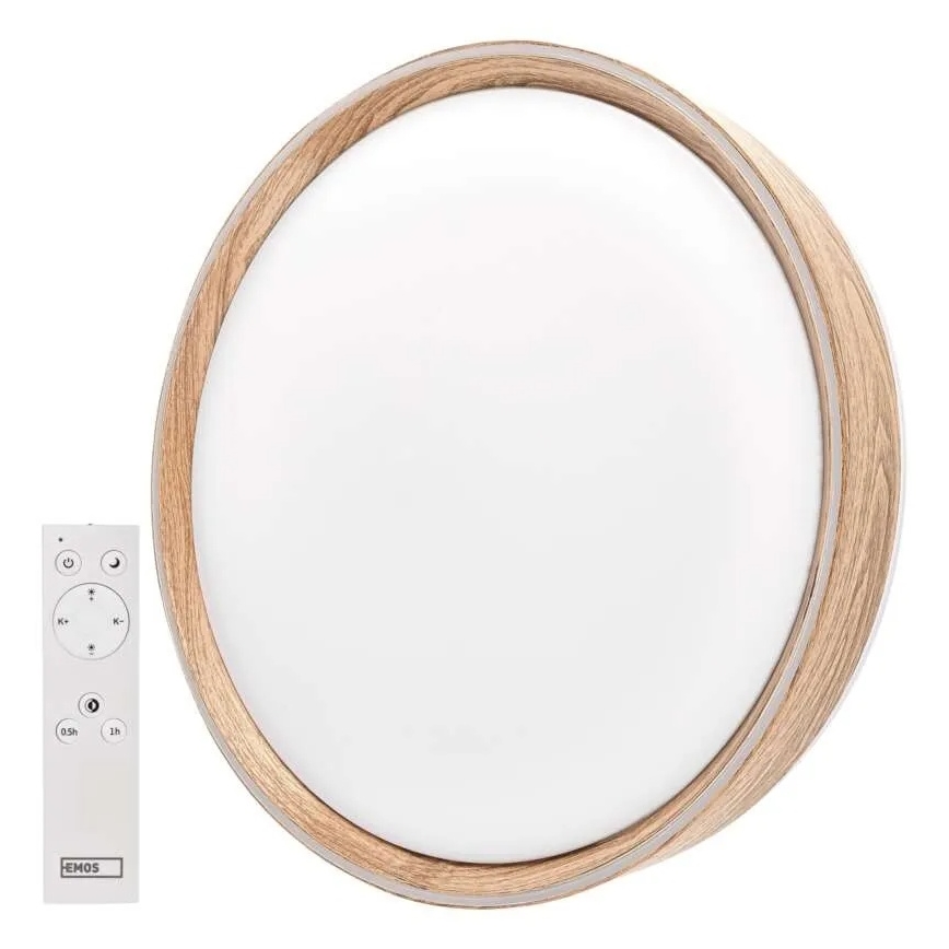 LED-dæmpbar loftlampe ILVI LED/30W/230V 2700–6500K Ø 40 cm beige + fjernbetjening