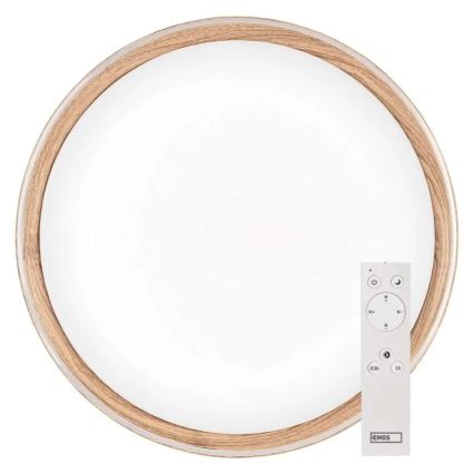 LED-dæmpbar loftlampe ILVI LED/30W/230V 2700–6500K Ø 40 cm beige + fjernbetjening
