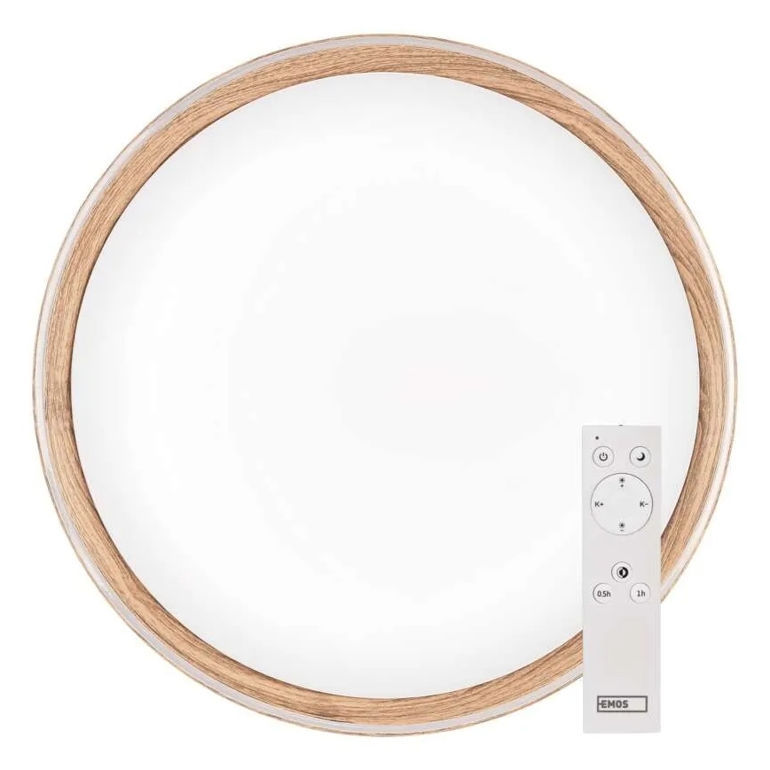 LED-dæmpbar loftlampe ILVI LED/30W/230V 2700–6500K Ø 40 cm beige + fjernbetjening