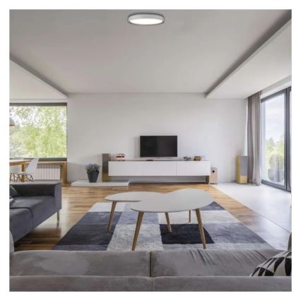 Dæmpbar LED-loftlampe ILVI LED/30W/230V 2700-6500K Ø 40 cm hvid/beige + fjernbetjening