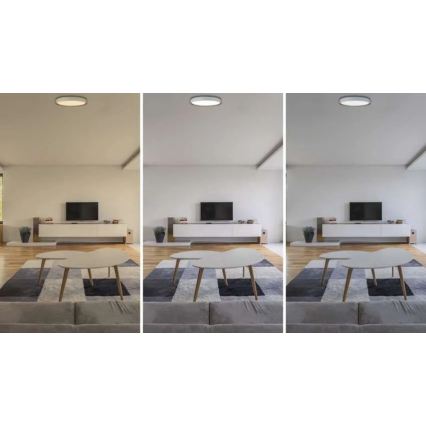 Dæmpbar LED-loftlampe ILVI LED/30W/230V 2700-6500K Ø 40 cm hvid/beige + fjernbetjening