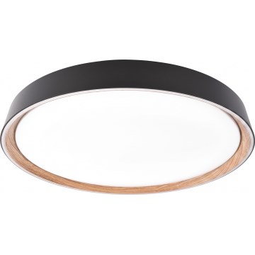 LED dæmpbar loftlampe ILVI LED/30W/230V 2700-6500K Ø 40 cm sort/beige + fjernbetjening